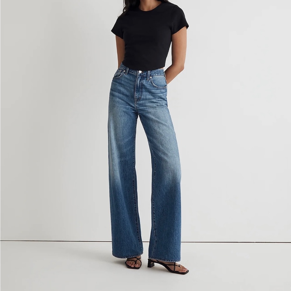 Madewell Superwide-Leg Jeans in Fannin Wash
